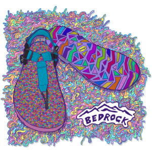 Bedrockin' Doodles Visionary Art by Karl BlueHippo